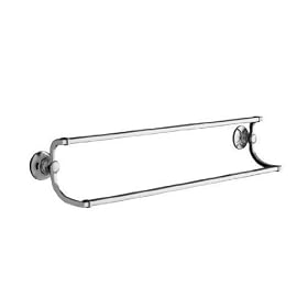 Kohler K-11413-BV Bancroft 24-Inch Double Towel Bar, Vibrant Brushed Bronze