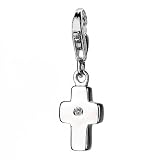 Hot Diamonds Keeping The Faith Silver And Diamond Charm