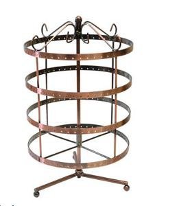 Antique Bronze Rotating Earring Holder / Earring Tree / Earring Oraganizer / Earring Stand / Earring Display