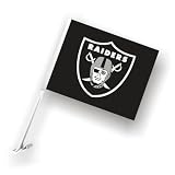 OAKLAND RAIDERS Double Sided Car Flags