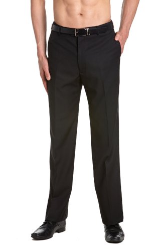 Concitor Men's Tuxedo Pants Flat Front With Satin Band