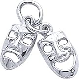Comedy & Tragedy Charm by Rembrandt Charms
