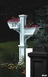 Colebrook Address Post - Black
