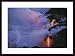 Twilight Fire, Art Poster by William Neill, with Wood Frame, poster size: 31.75