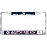 Boston Red Sox MLB Chrome License Plate Frame