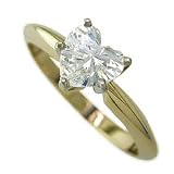 .85ct Heart Shape Diamond Solitaire L Color SI2 Clarity Appraisal Included
