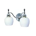 Monticello 1-Light Vanity - Silvertone (10.25x18.5x7.25")