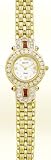 Geneve 14K Solid Gold Ladies Diamond Watch