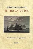 Cover of En Busca de Isis by Jurgis Baltrusaitis 8478443290