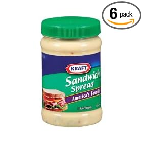 Kraft Sandwich Spread, 15-Ounce Jars (Pack of 6)
