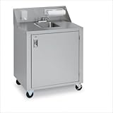 IMAGE OF Crown Verity Portable Stainless Steel Double Sink