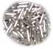Decorative Silver Dragees, Macaroni, 4oz