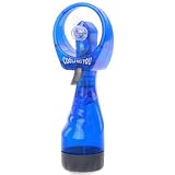 kilofly Portable Battery-Operated Water-Misting SPRAY Fan - Blue