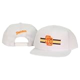 MLB Teams Retro White Flat Bill Snap Back Adjustable Baseball Hat - San Diego Padres