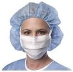 Bouffant/Nurse Cap, Blue Color, Spunbonded Polypropylene, 21", 100/Box by Rovin Med
