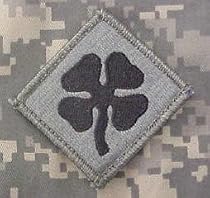 4th Army ACU Patch Foliage Green