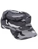 Grey Camouflage Hunting Camo Baseball Hat Costume Cap