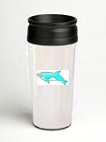 16 oz. Double Wall Insulated Tumbler with dolphin - Paper Insert