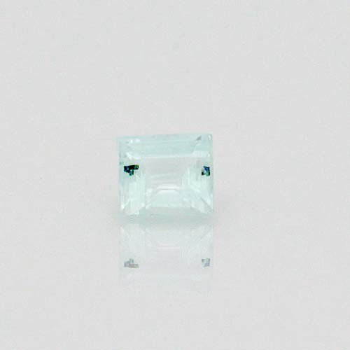 Aquamarine Blue Facet Emerald-Cut 1.28 ct Natural Gemstone