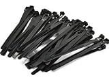 Bluecell 50pcs 150mm Releasable/Reusable Plastic Zip Cable Wire Tie for Organization/Management Bluecell 50pcs 150mm Releasable/Reusable Plastic Zip Cable Wire Tie for Organization/Management