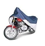 Classic Accessories 65-006-043501-00 Motorcycle Cover Blue and /Silver - Up to 1500cc