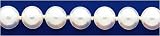 14k 6.5-7mm White Akoya SW Cultured Pearl Necklace - 24 Inch