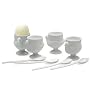 RSVP 8 Piece Egg Cup & Spoon Set