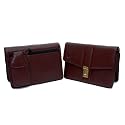 GENTS LEATHER WRIST BAG IN Cognac (D4071) Mobile holder