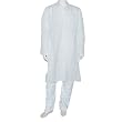 White Cotton Dress Embroidered Kurta Pajama for Men Size M Chest :40