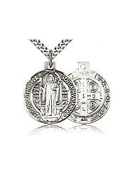 Sterling Silver St. Benedict Medal