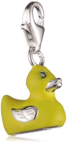 Vinani Damen-Charm Ente gelb emailliert 925 Sterlingsilber HEG Preisvergleich