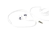 Tribeca FVA6401 Earbuds with Microphone, Brigham Young University - 1 Count - Retail Packaging - Whi