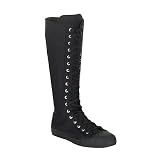 Deviant-301 Canvas Knee Boot Sneaker