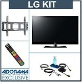 LG 32LE5300 32 inch Class 1080p HD LED TV, with Advanced Accessory Kit (2 HDMI Cables, 1 RGB Cable, 1 Audio Cable, Plasma / LCD Clean Kit, Monster 6 Outlet Surge Protection, TV Wall and Ceiling Mount)
