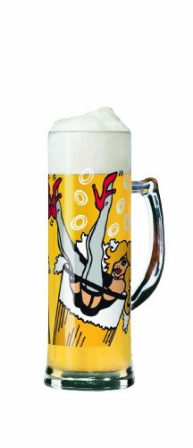 Ritzenhoff Beer Mug with Coaster by Sandra Knuyt