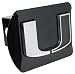 University of Miami Hurricanes Black with Chrome Split U Emblem NCAA College Sports Trailer Hitch Cover Fits 2 Inch Auto Car Truck Receiver