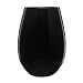 Tall Stemless Wine Glasses Set of 6 - Midnight Black