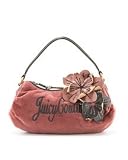 Juicy Couture Velour Flower City Girl Bag Pink