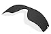 Littlebird4 1.5mm Polarized Replacement Lenses Compatible with Oakley Radar Path Sunglasses with UV Protection(Dark Black)
