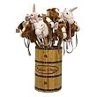 Melissa Doug Barrel Display for Stick Ponies Unicorns