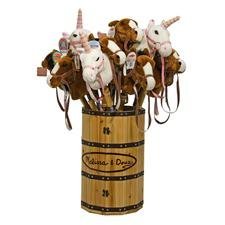 Melissa Doug Barrel Display for Stick Ponies Unicorns