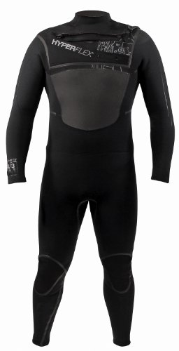 Hyperflex Wetsuits Men's 4.3-mm Amp-3 Front Zip Fullsuit (Blue, Large) On Sale