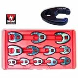 15 Pc 3/8 Dr Neiko Black Oxide Crows Foot Wrench Set Metric