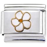 White Daisy Italian Charm