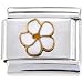 White Daisy Italian Charm