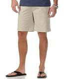 Nautica Big & Tall Aged Twill Flat Front Short