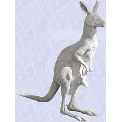 Kangaroo statue australian home garden sculpture New