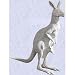 Kangaroo statue australian home garden sculpture New