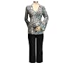 Print Print Collared Maternity Top