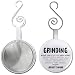 Creative Clam Grinding Jersey Shore Slang Fan 2.25 Inch Glass Mirror Backed Ornament